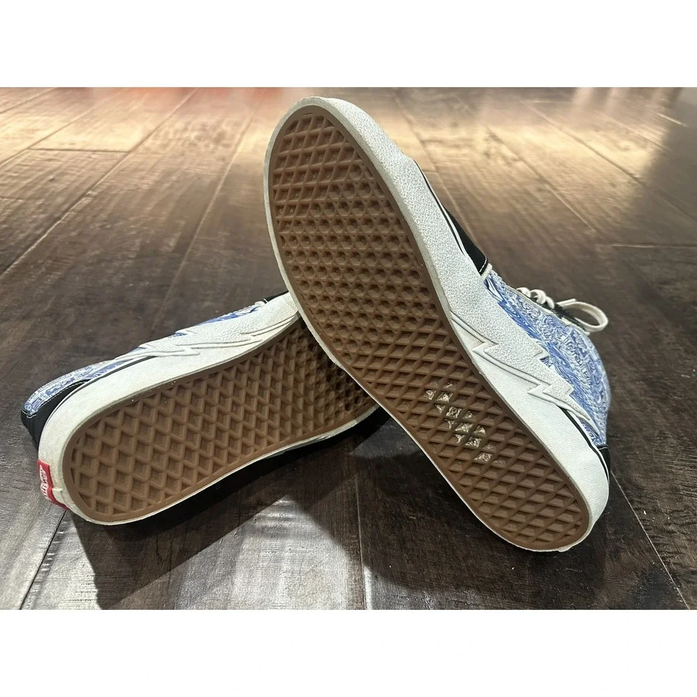 VANS Sk8 Hi Bolt, Liquify Black Blue White, Mens‎ US Size 11.5 High Top Colorful